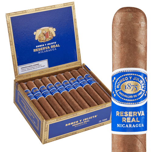 Romeo Y Julieta Reserva Real Nicaragua Toro 6 × 54 Box of 25