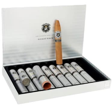 Zino (davidoff) Platinum Crown Series Rocket Tubos (7.5" x 50) (6"1/2 * 60) Box of 10