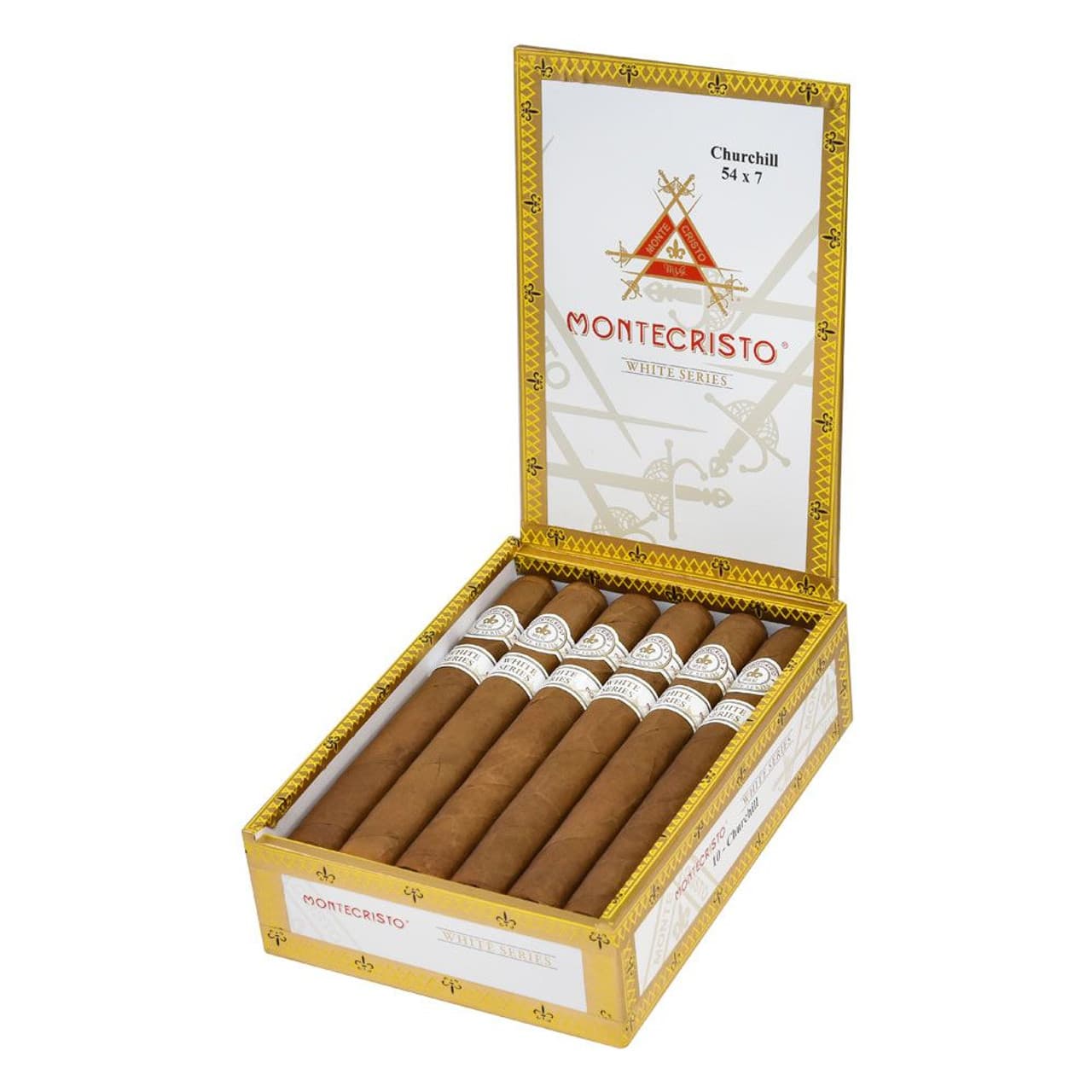 Montecristo White Label Churchill (7.0" x 54) Box of 10