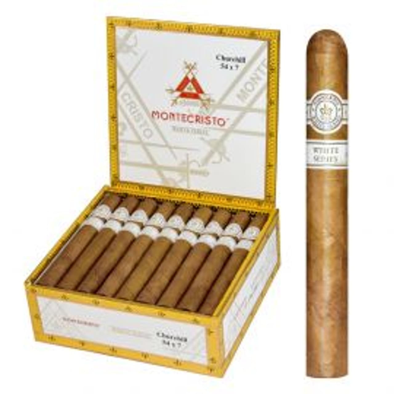 Montecristo White Cigars Churchill 27 Ct. Box 7.00X54