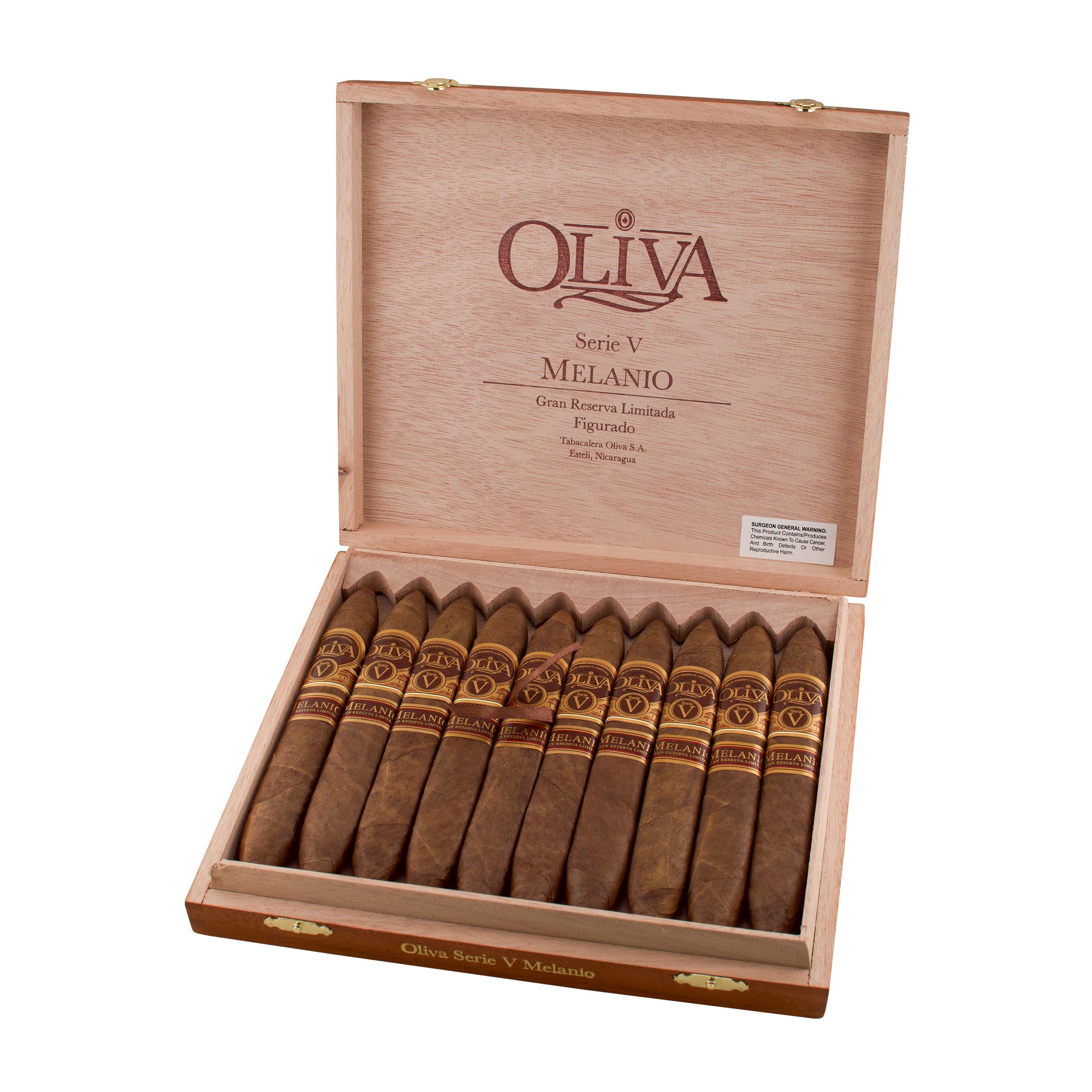 Oliva V Melanio Figurado 6.5x54 (6.5" x 54) Box of 10