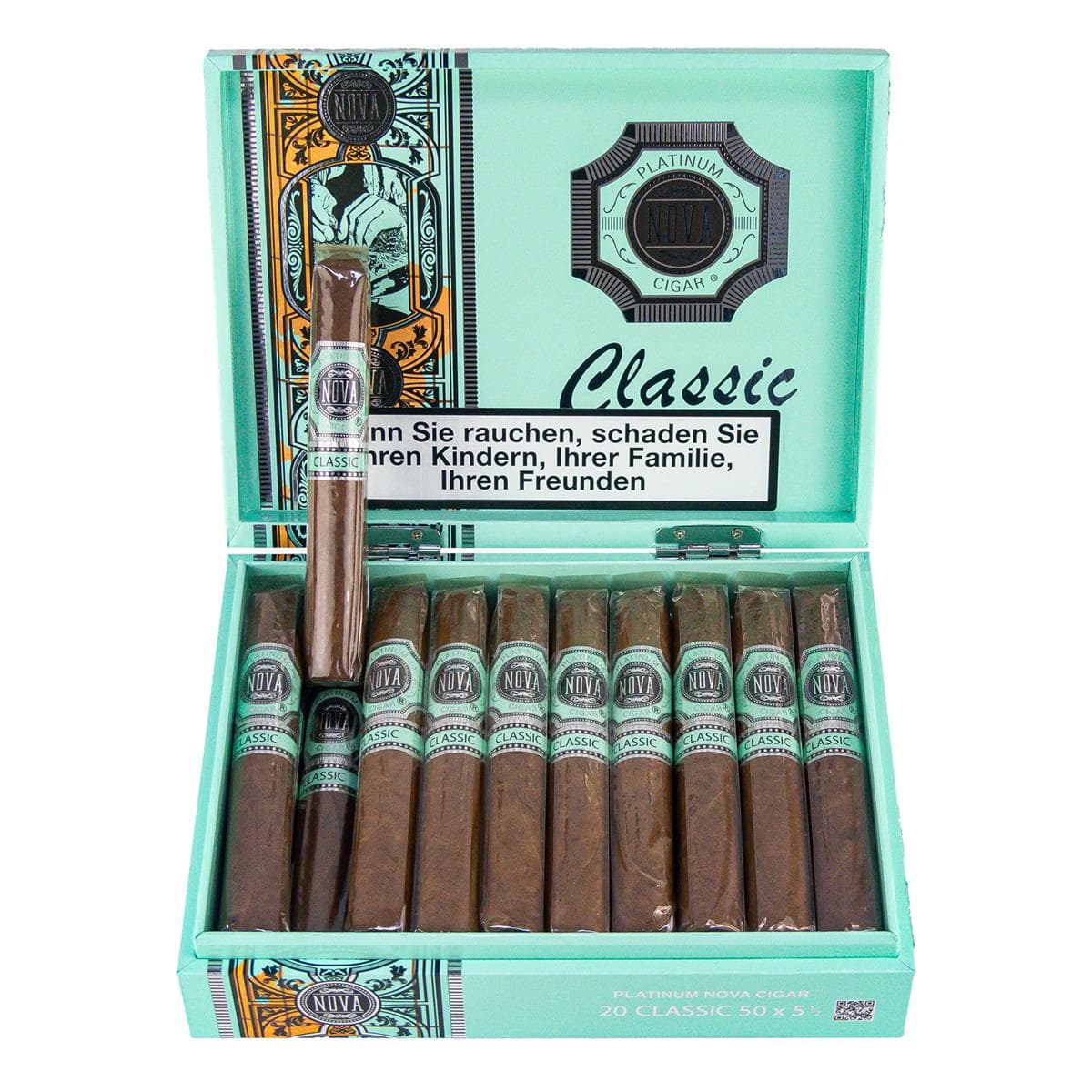 Platinum Nova Cigar Classic Robusto 50 x 5 1/2 Box of 20 Cigars