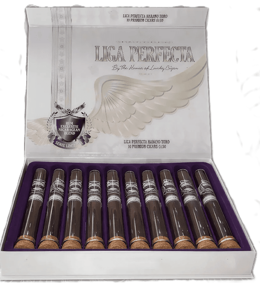Liga Perfecta Rum Double Grande 7.5x50 Box of 10 Cigars