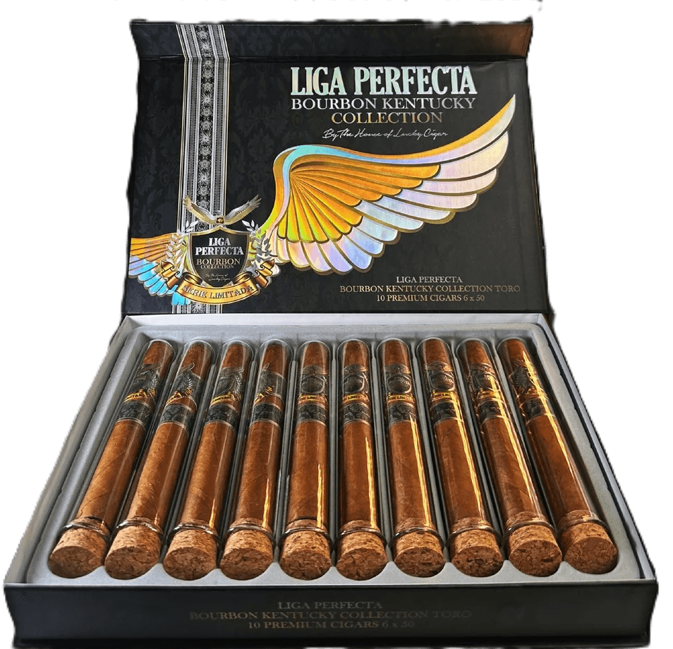 Liga Perfecta Kentucky bourbon Toro 6x50 Box of 10 Infused Cigars