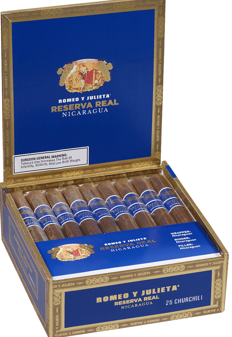 Romeo y Julieta Reserva Real Nicaragua Churchill 7 X 50 Box Of 25