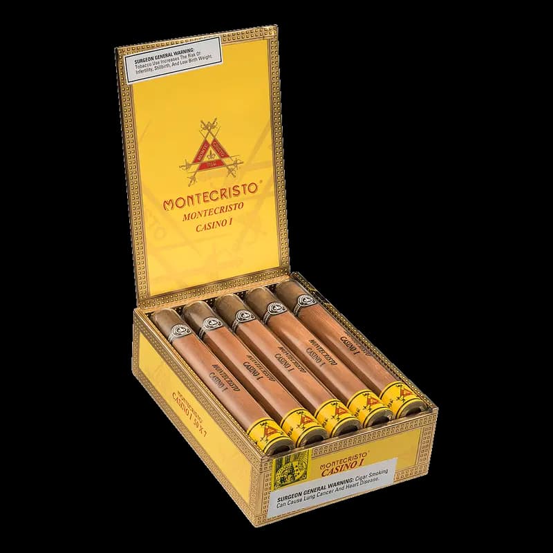 Montecristo Casino I (7.0" x 50) - Tubo Churchill  Box of 10 Tube