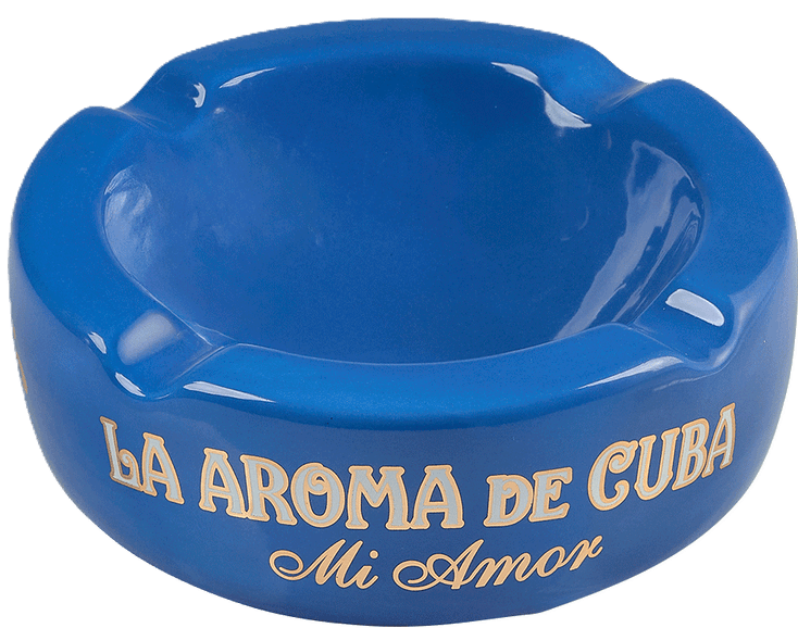New La Aroma De Cuba Ceramic Mi Amor 4-Cigar Ashtray