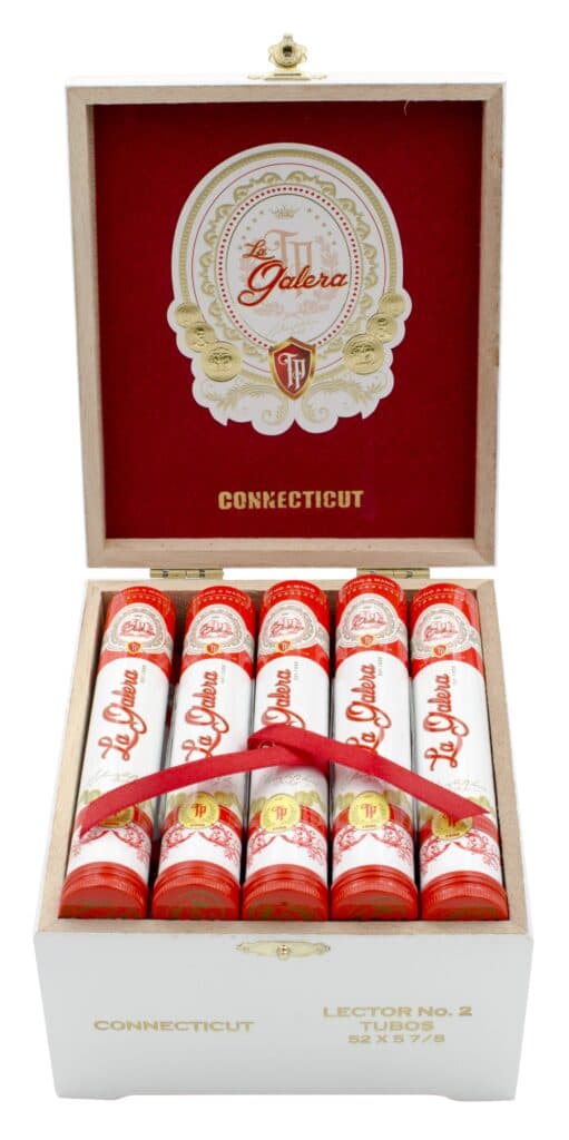 La Galera Connecticut El Lector No. 2 Tubos Toro 52x5 3/4 Box of 15 Tubo