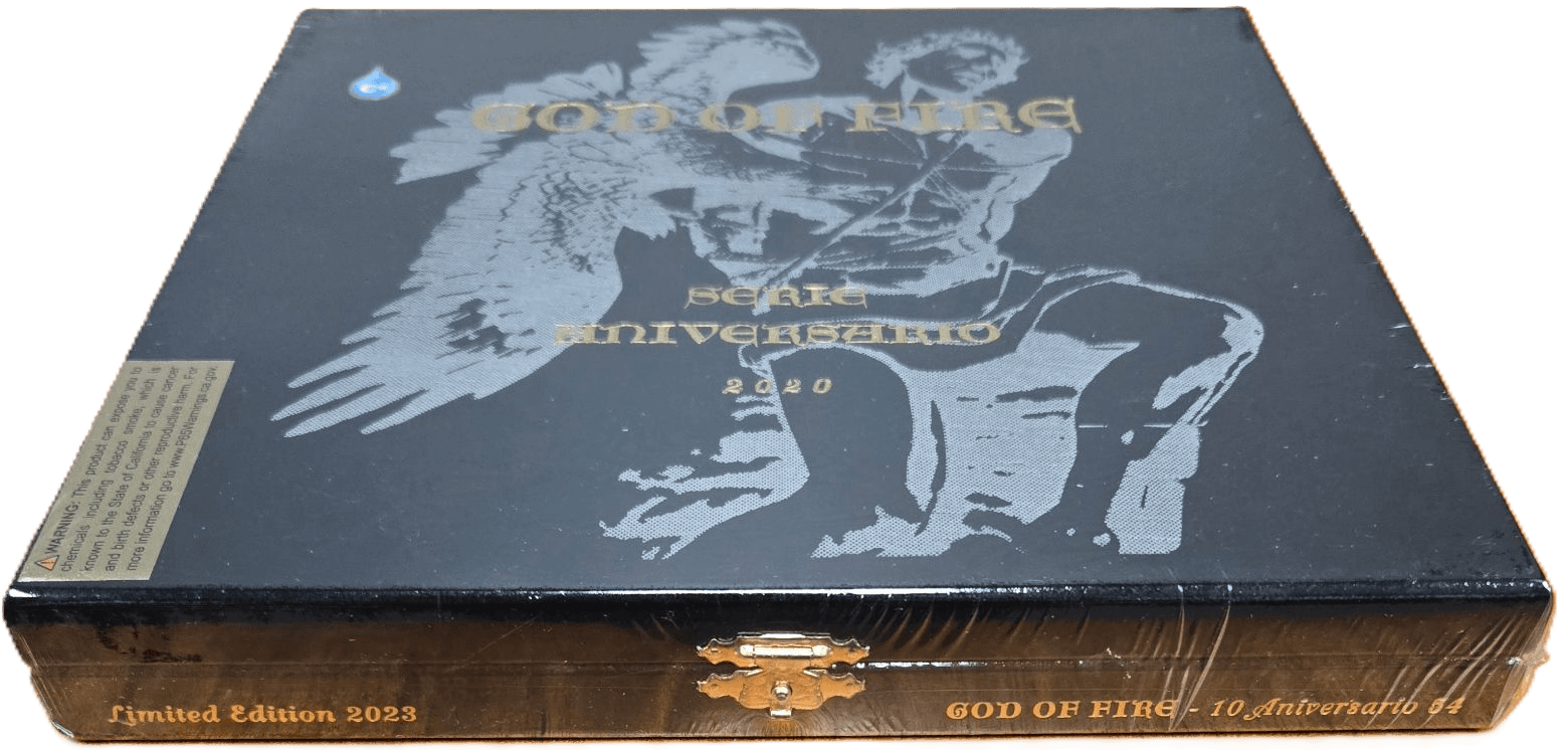 God Of Fire Aniversario 54 (7 1/2 x 54) Box of 10 Cigars
