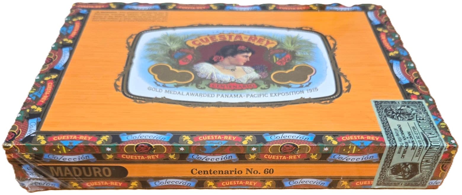 Cuesta Rey Centenario No. 60 ( 6 × 50 ) Maduro 6" * 50 Box Of 10 Cigars
