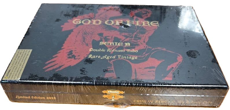 God of Fire Serie B Double Robusto Tubo 5.70 x 52 Box of 8 Cigars (Tubo)