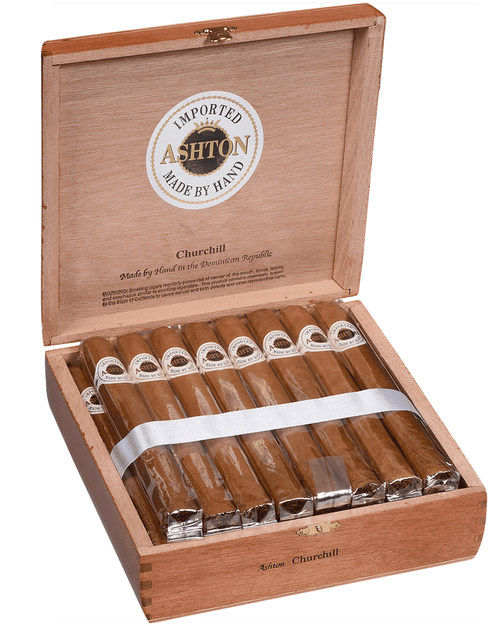 Ashton Classic Churchill (7.5"x52) 25 cigars Box