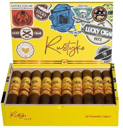 Rustyko Robusto 5x54 Cigars Box of 20 ( Infused ) Cigars