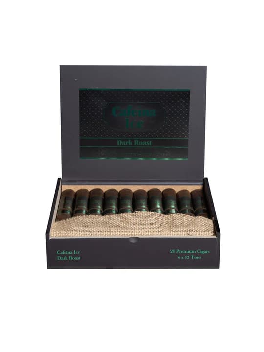 Cafeina Ice Dark Roast Toro 6 x52 Box Press ( Box of 20 Cigars )