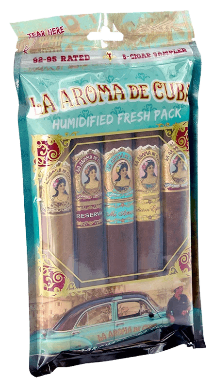 La Aroma de Cuba 5-Cigar Fresh Pack Assortment