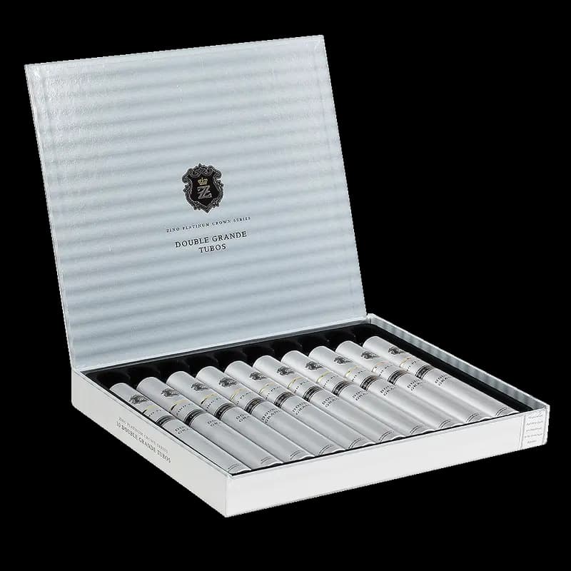 Zino Platinum Crown Series Double Grande Tubo (7.5" x 50) Box of 10