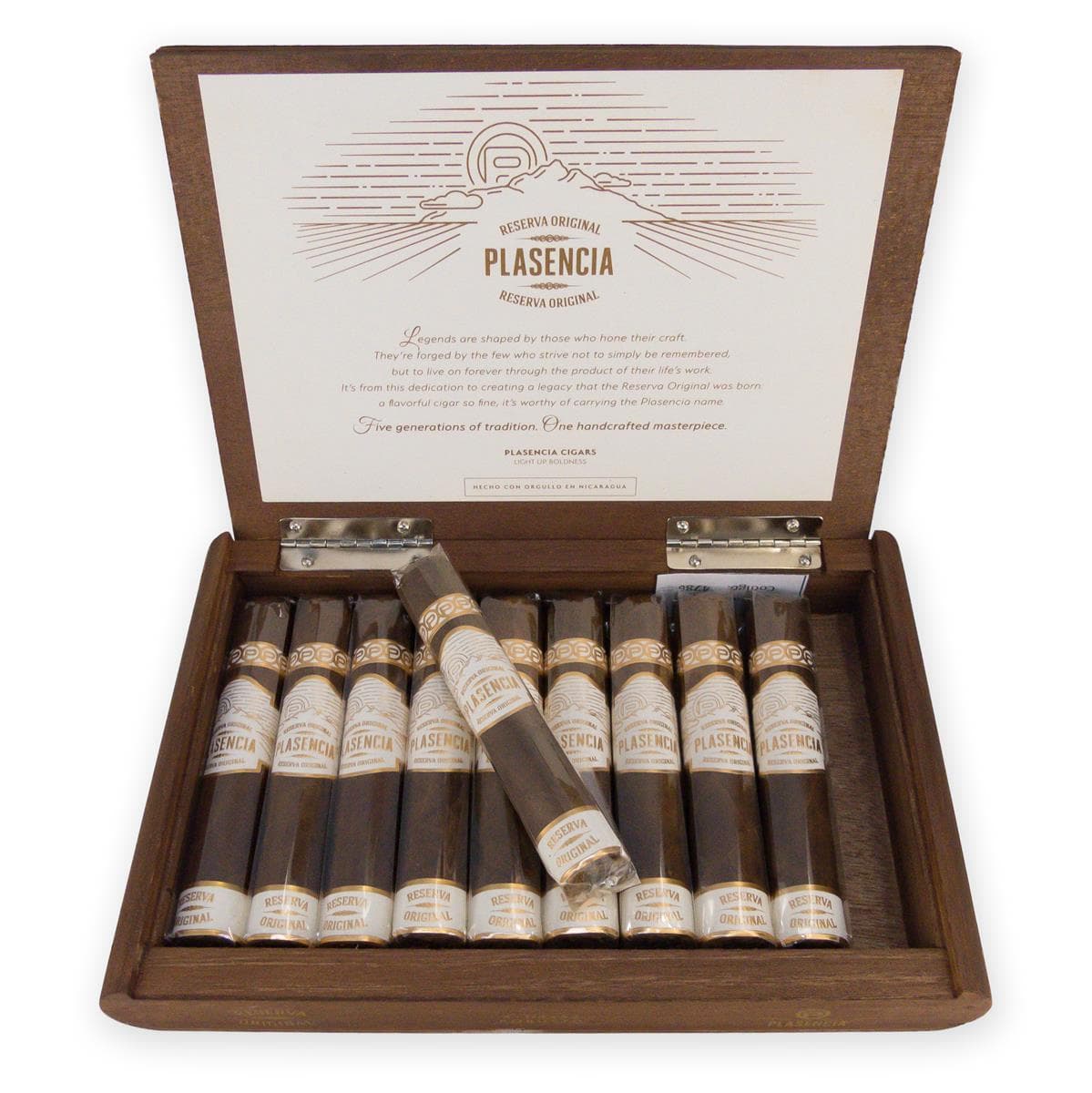 Plasencia Reserva Original Robusto (4.7" x 52) Box of 10
