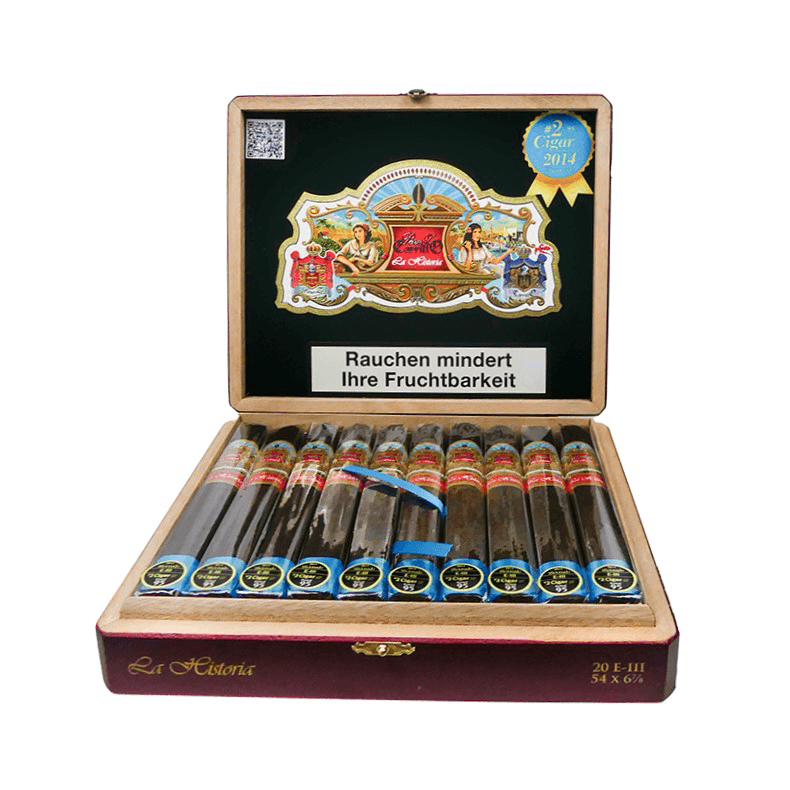 E.P. Carillo Perez Carrillo La Historia E-III (54x6 7/8) Box of 20 Cigars