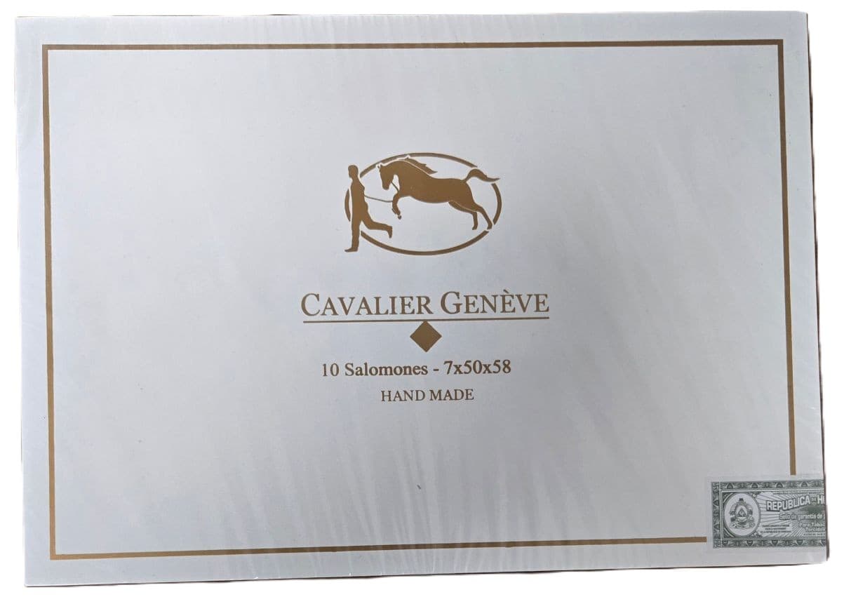 Cavalier White Series Salomones 7 × 58 Small Batch Box Of 10 Cigars