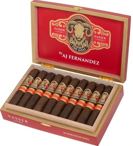 Nasser The Goat Connecticut Toro 6 x 54 Box of 20 Cigars