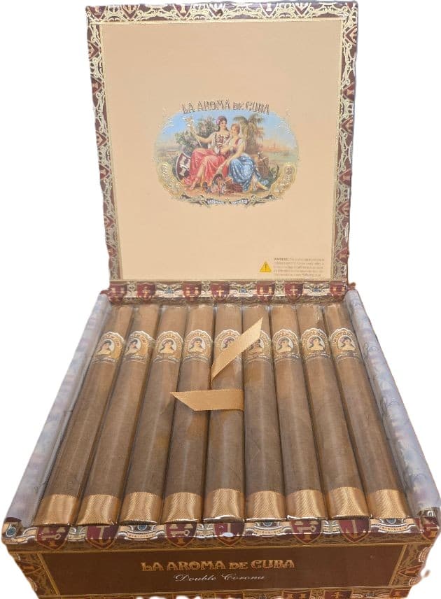 La Aroma de Cuba Connecticut Double Corona (7.5"x54) (7.5 x 54) Box of 25