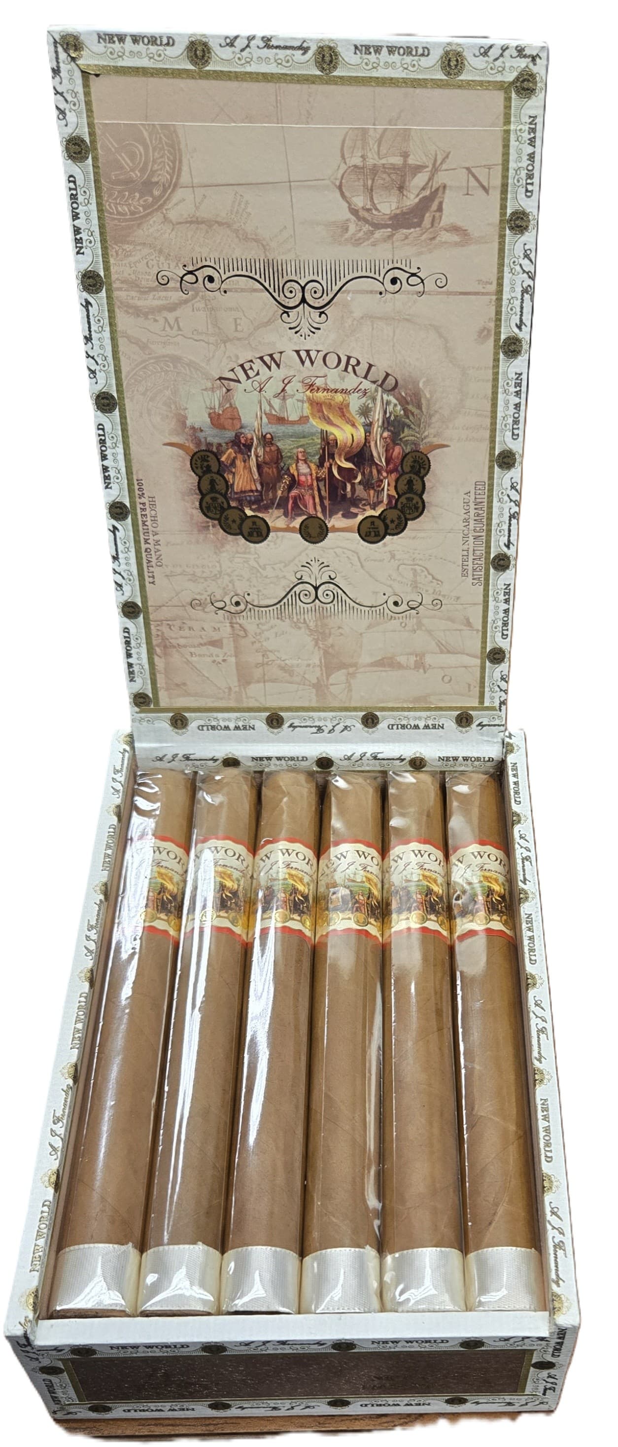 New World Connecticut by AJ Fernandez Churchill 7x5 Box Of 10 Cigars