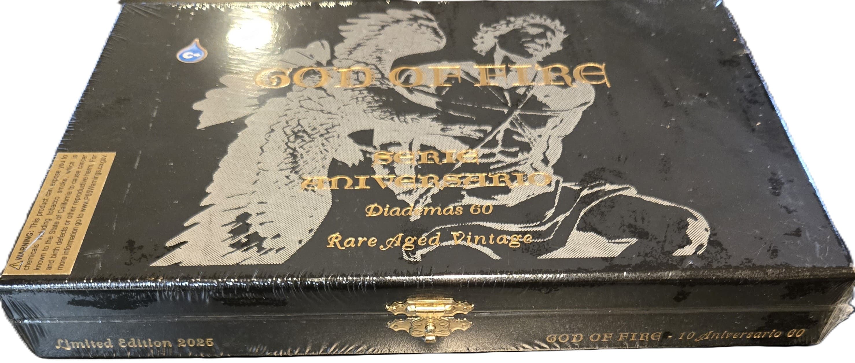 God of Fire Serie Aniversario 60 Salomon (5.5" x 60) Box of 10