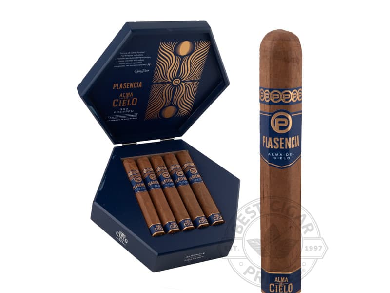 Plasencia Cigars Alma Del Cielo - Amanecer - Hexagon (6.0 x 60 ) Box of 10 Cigars